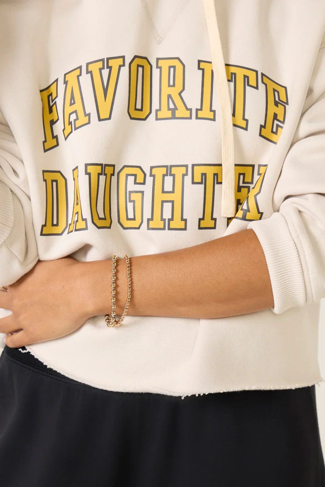 The Cropped Collegiate Hoodie
