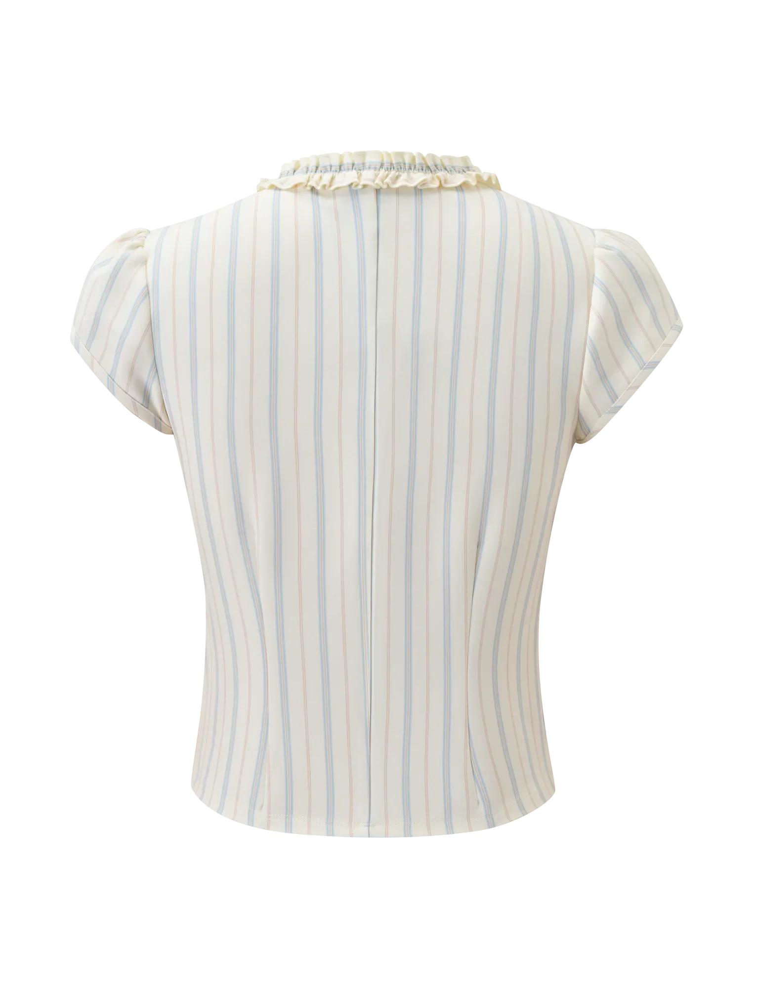 VALERIE RUFFLE TOP STRIPE