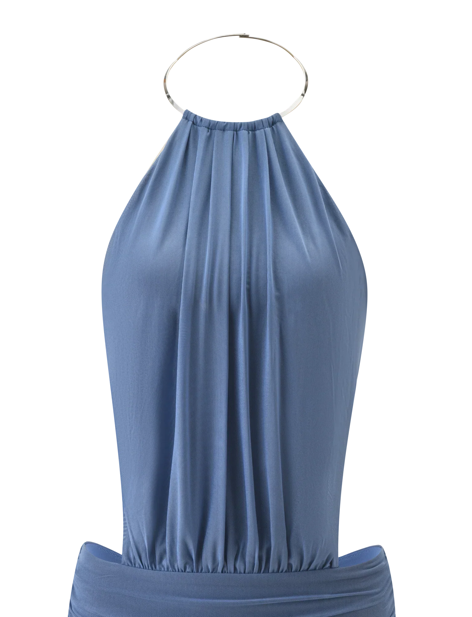 EVANNA MINI DRESS SLATE BLUE