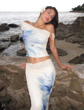 LILLIAN TOP WHITE CREAM FLORAL