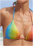 Shine Bahamas Bikini Top Multi Color