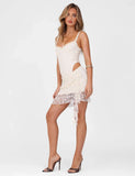 STORMI LACE SKIRT BEIGE CHAMPAGNE CHAMPAGNE LACE