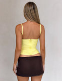 MIDORI BANDAGE TOP YELLOW