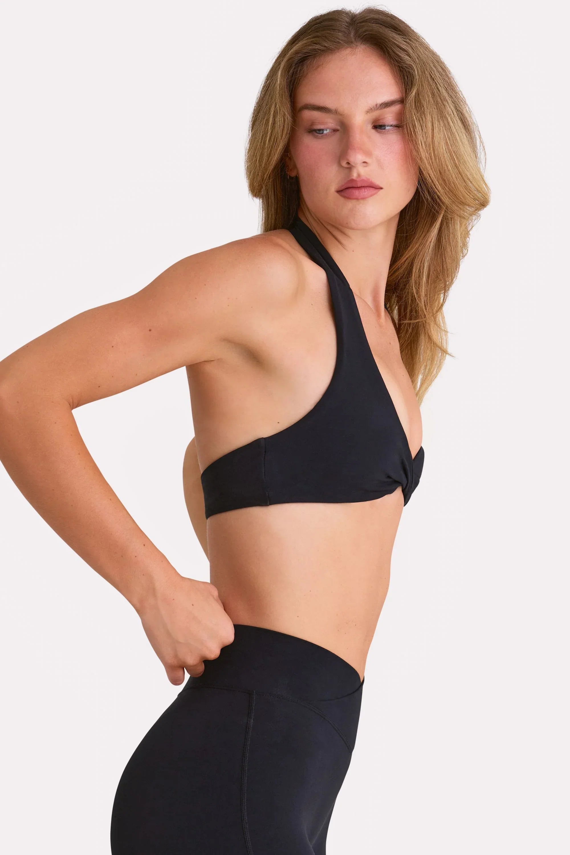 Soft Active Sports Bra in Black