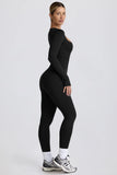 Super Sculpt Seamless Full Length Jumpsuit in Black