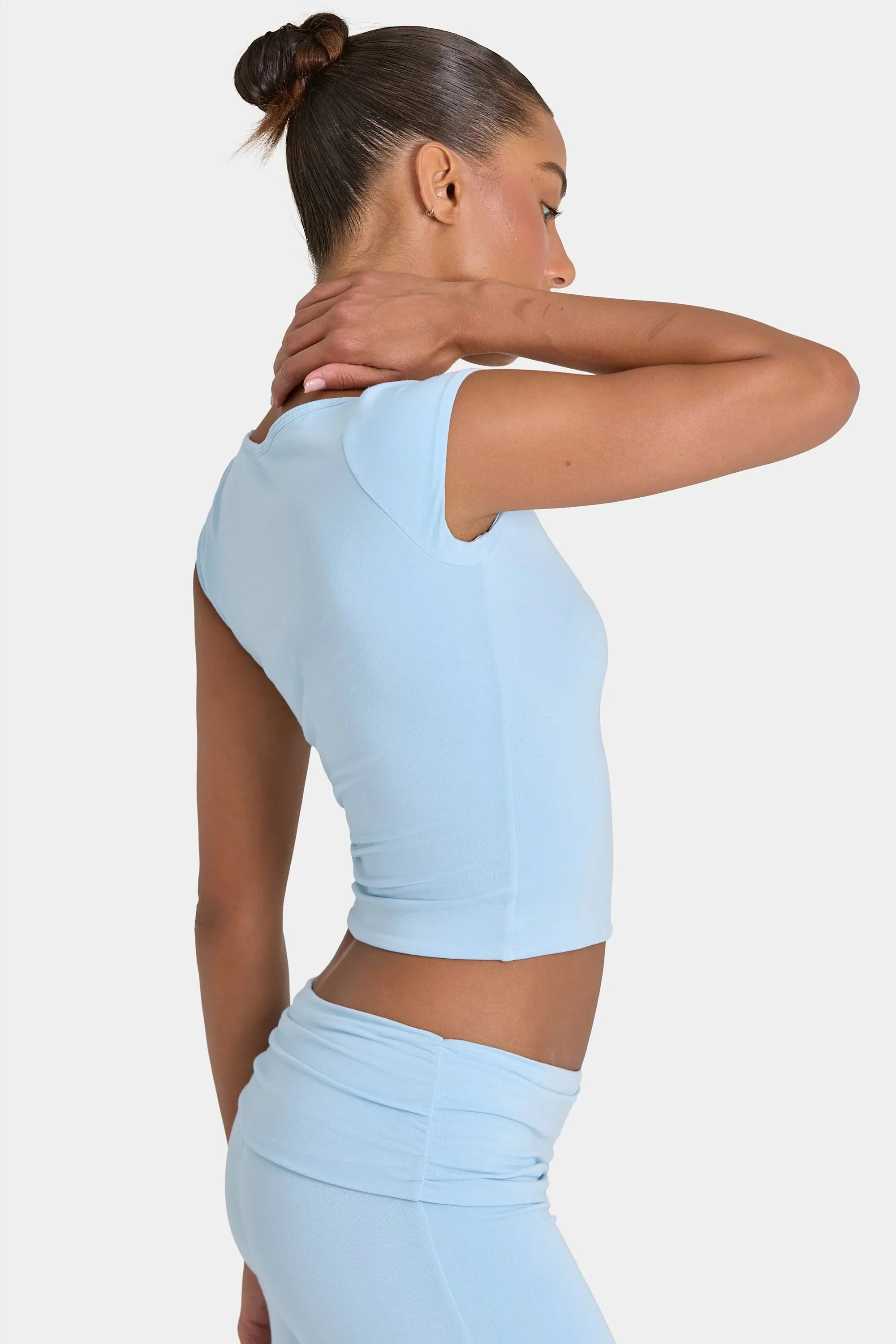 ButterCloud Crop Top in Sky