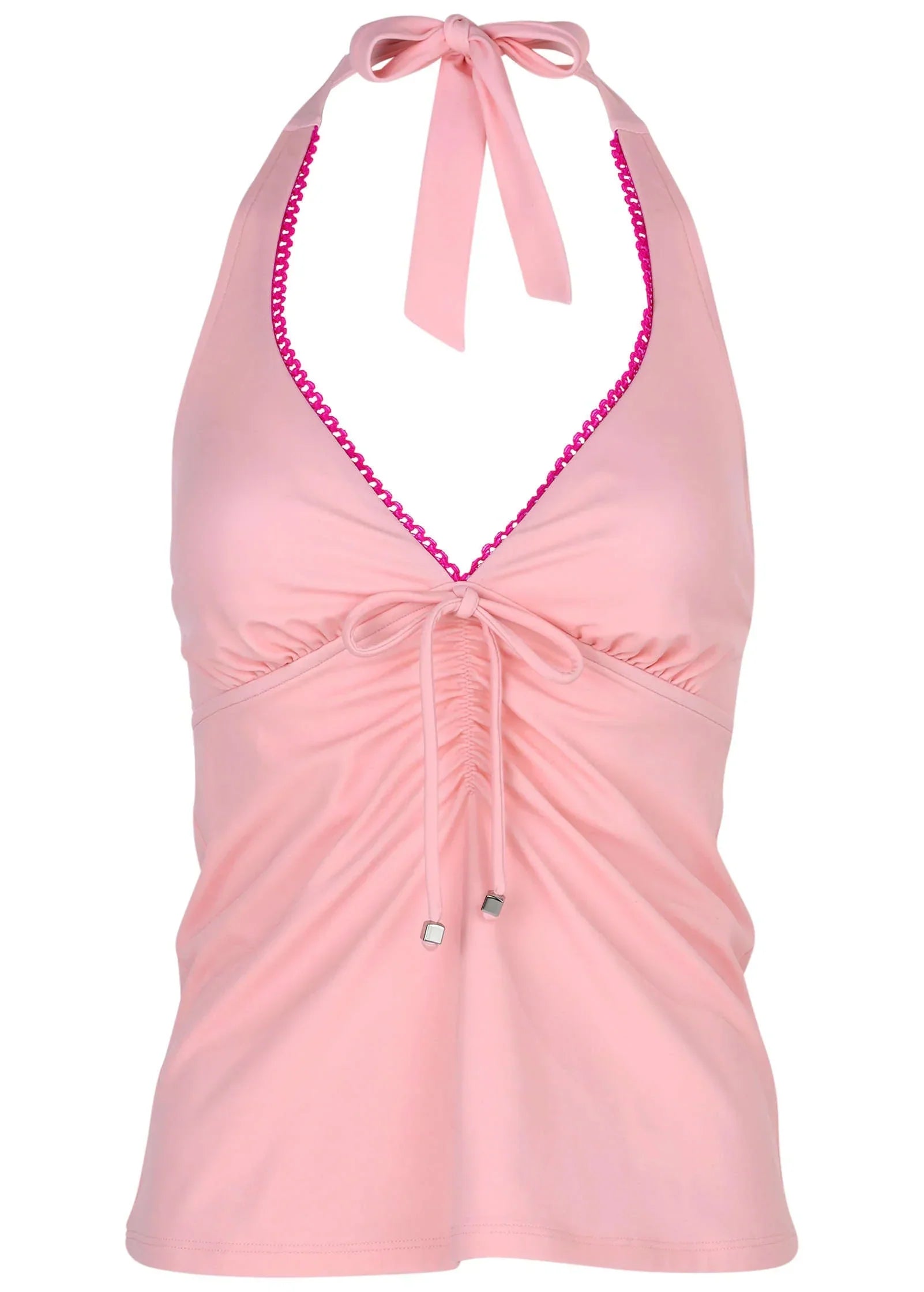 Sicily Halter Tankini Top Almond Blossom