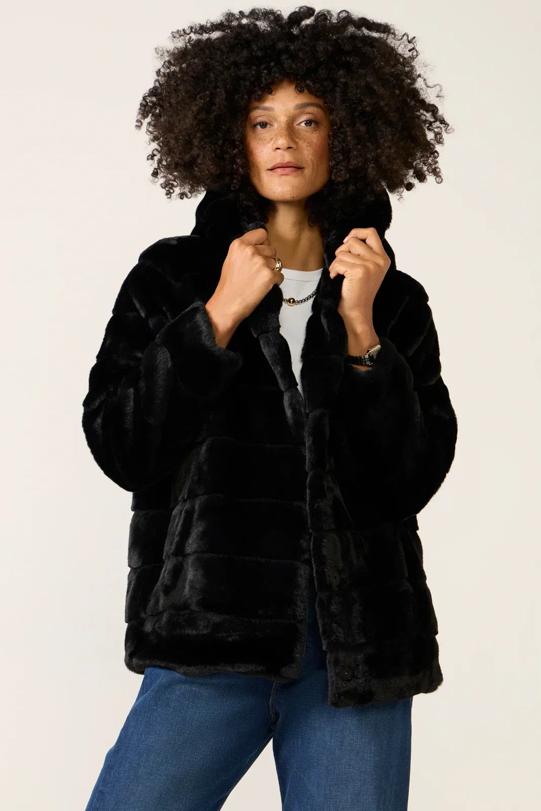 Goldy Hooded Coat