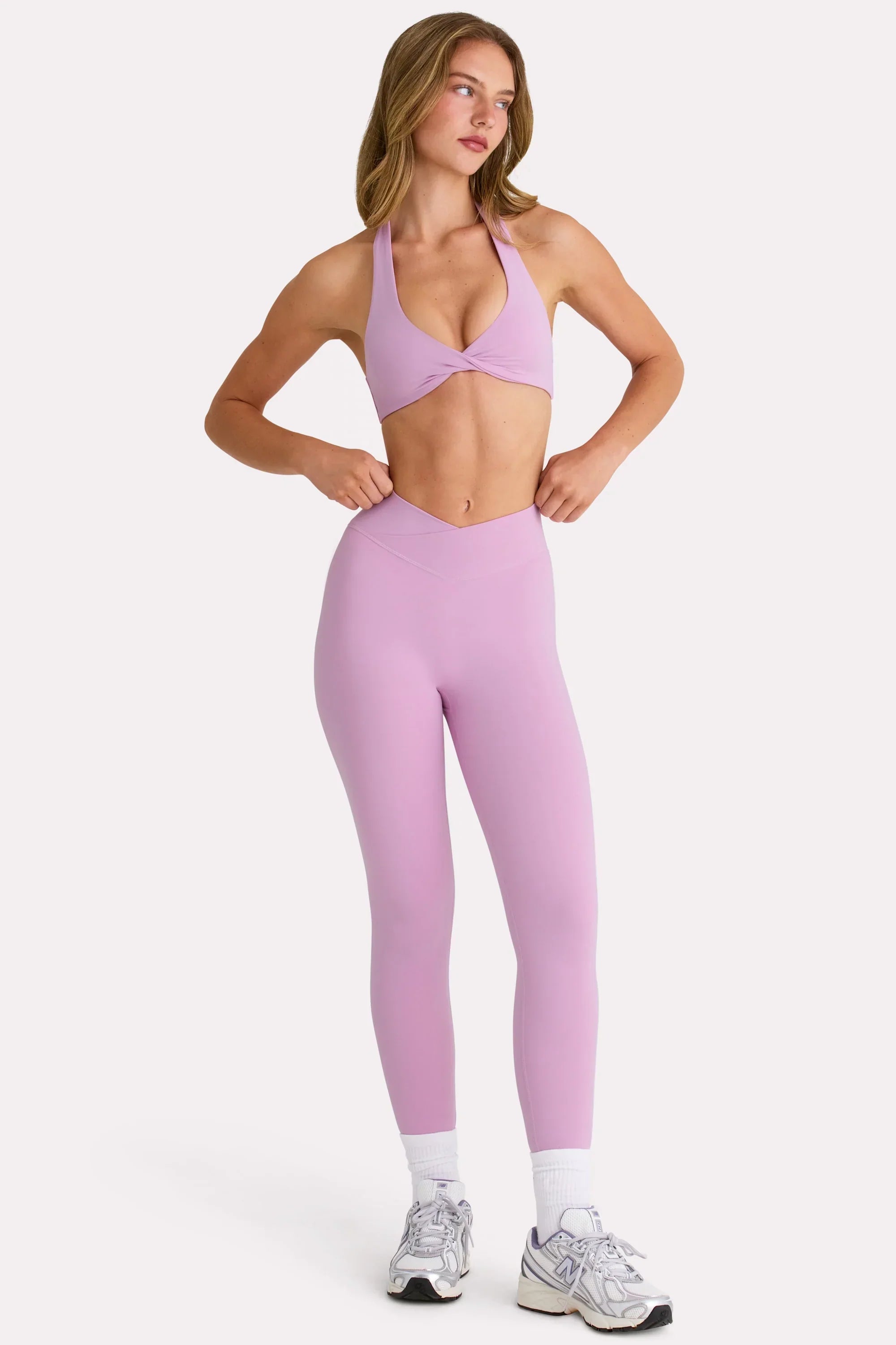 Soft Active Leggings in Sweet Pink