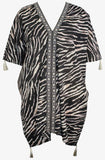 Caftan Cover Up in Tigre Sombre