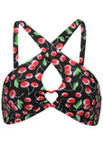 Heart Cross Halter Top Very Cherry