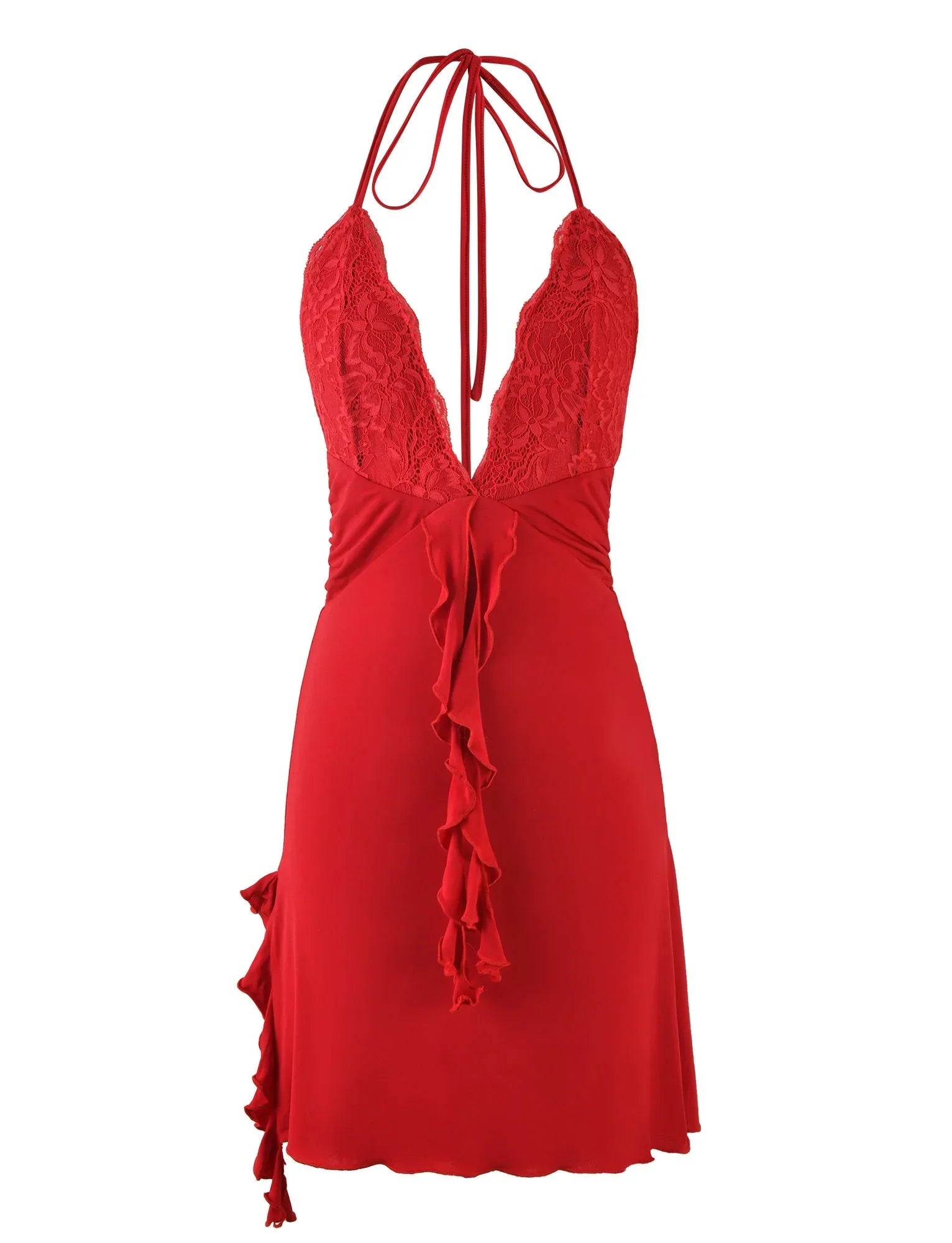 DEENA DRESS RED