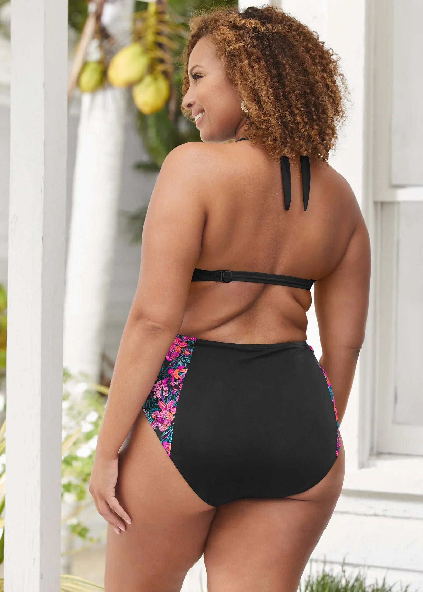 Maximum Shaping High Waist Bottom Hawaiian Hottie