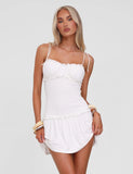 SAFIRA MINI DRESS WHITE