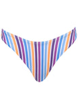 Reversible Malibu Cheeky Bottom Reversible Lollipop Stripe