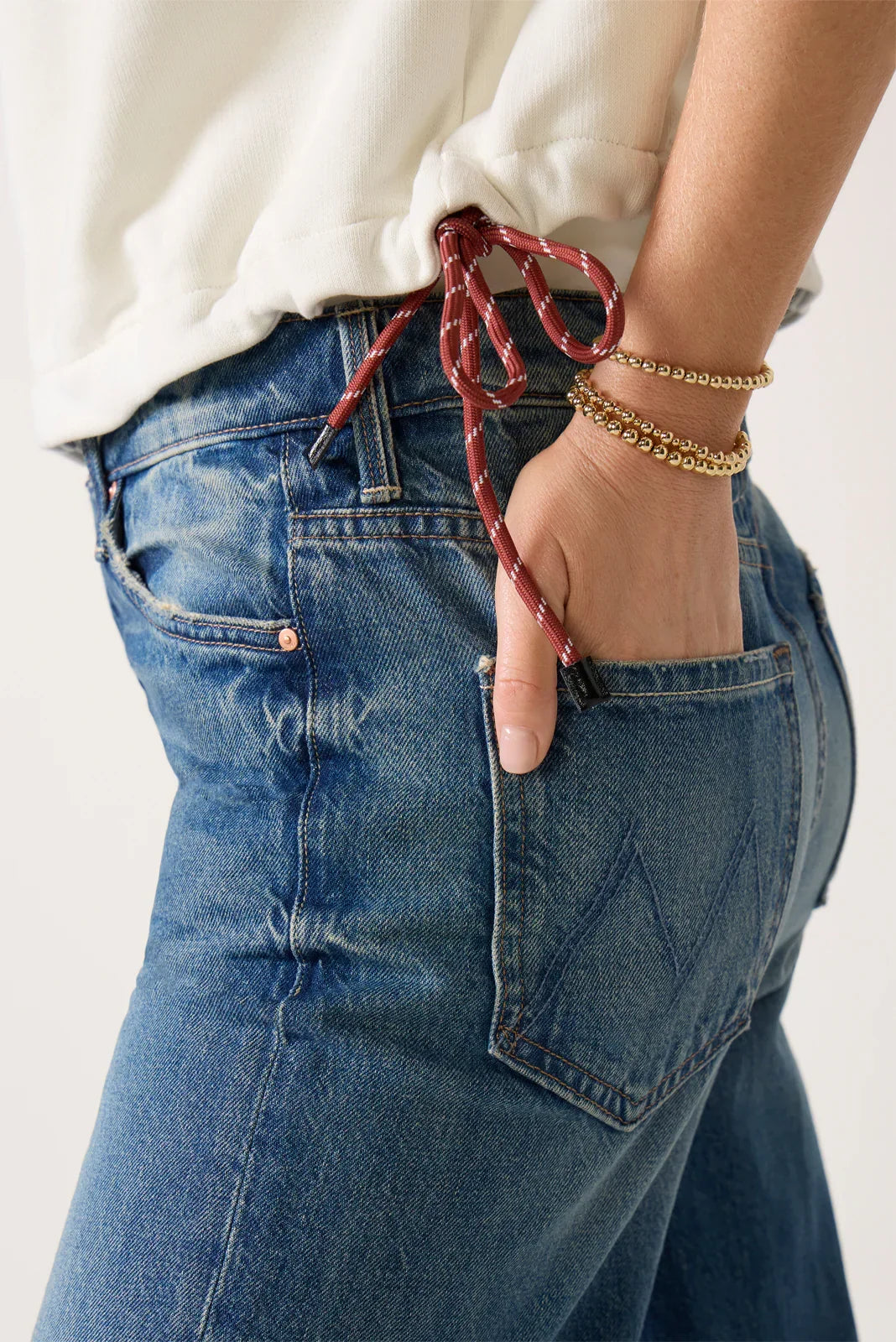 Vintage Terry Half Zip Muscle