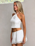 CAILEIGH MINI SKIRT WHITE