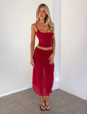 MARIANA SKIRT RED