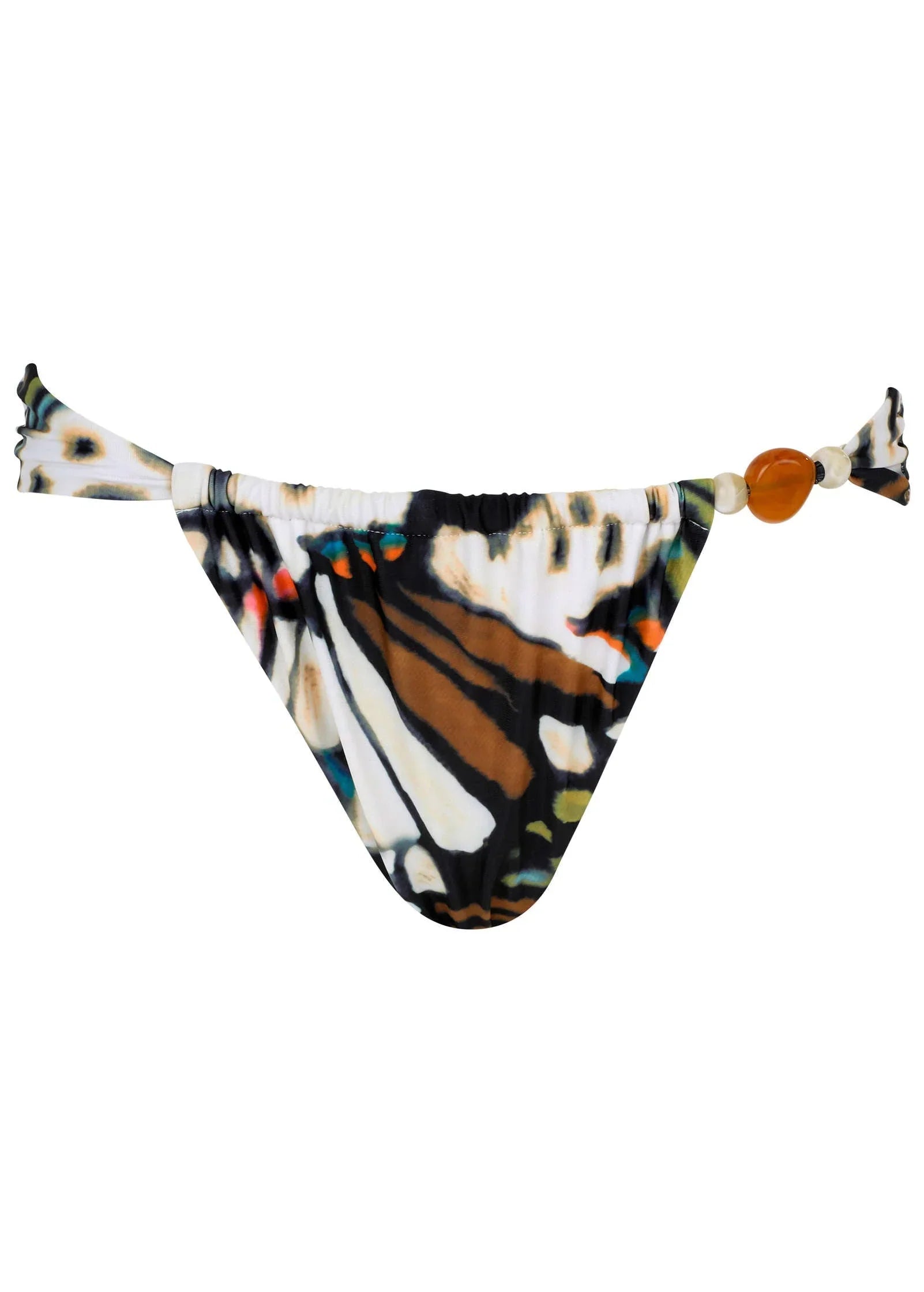Adjustable Bikini Bottom Butterfly Cheetah