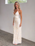 ZANA MAXI DRESS PEARL