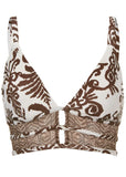 Strappy Longline Top Mystic Paisley
