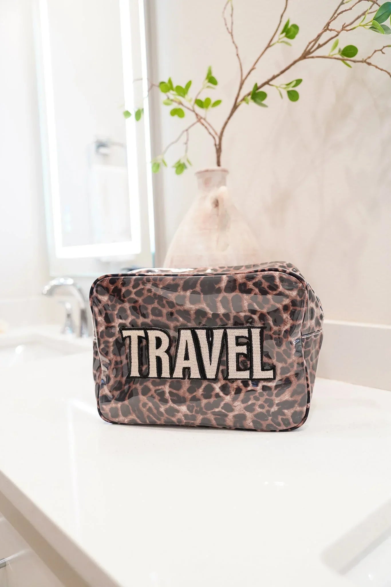 KenzKustomz Leopard Clear Coat XL Bag Travel PREORDER