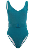 Belted One Piece Deep Teal