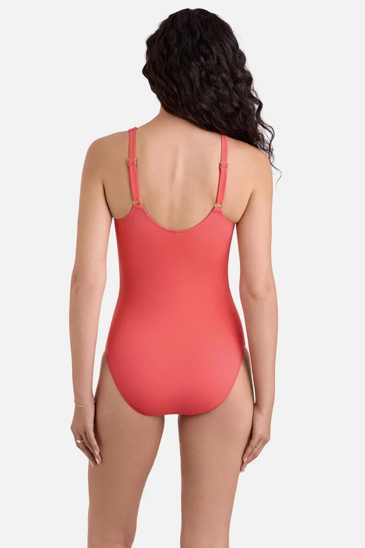 Kayla Ruffle Underwire One Piece Coral