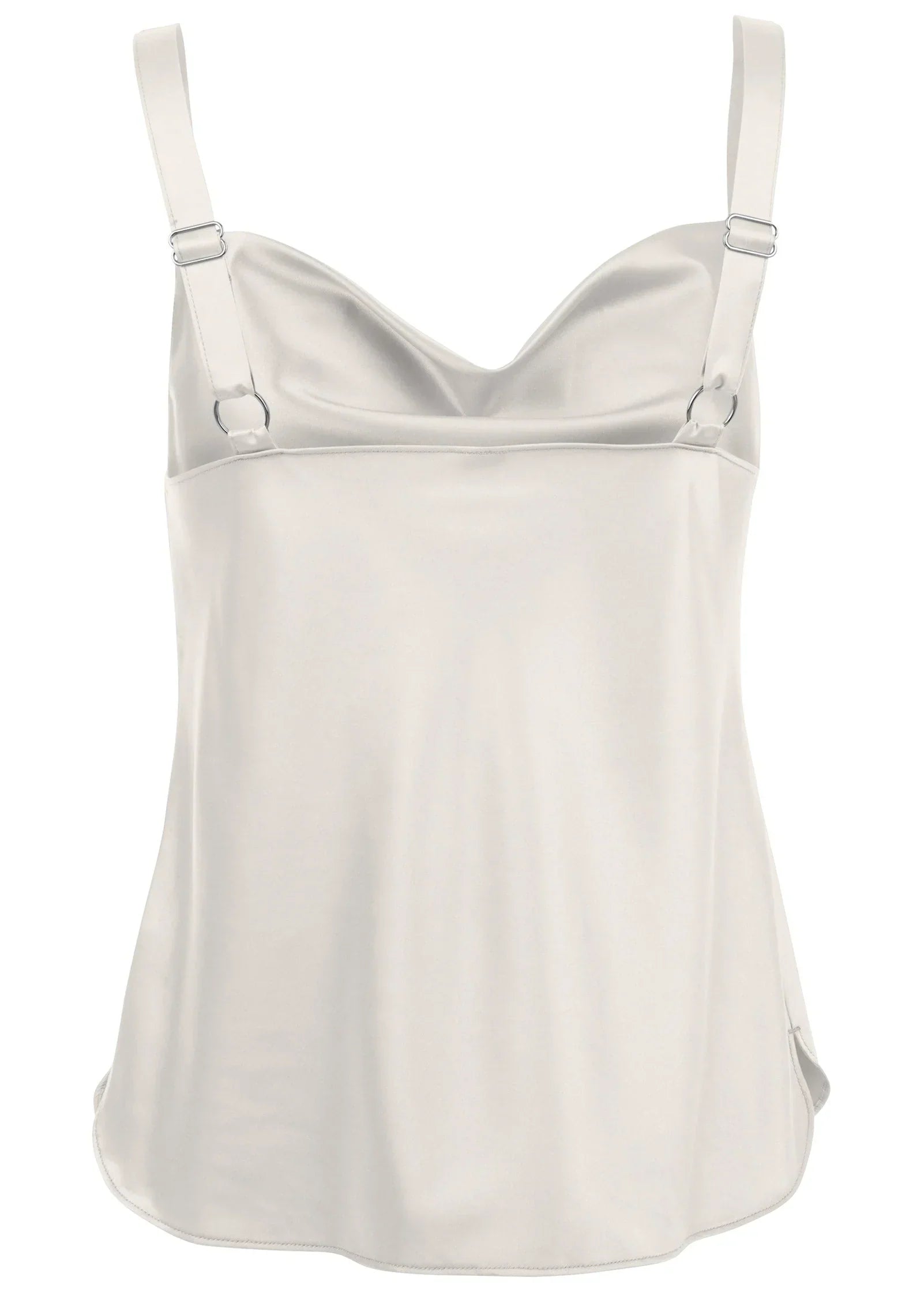 Cowl Neck Tank Off White