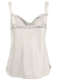 Cowl Neck Tank Off White