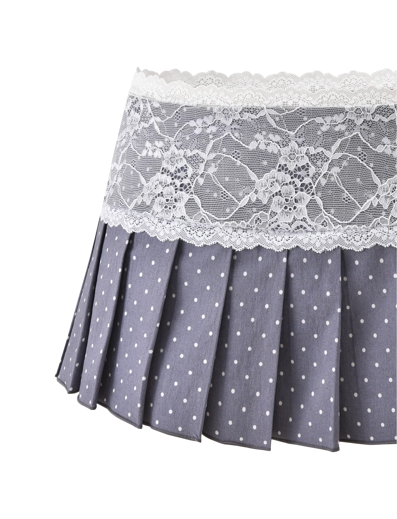 KITTIE LACE SKORT GREY DOT
