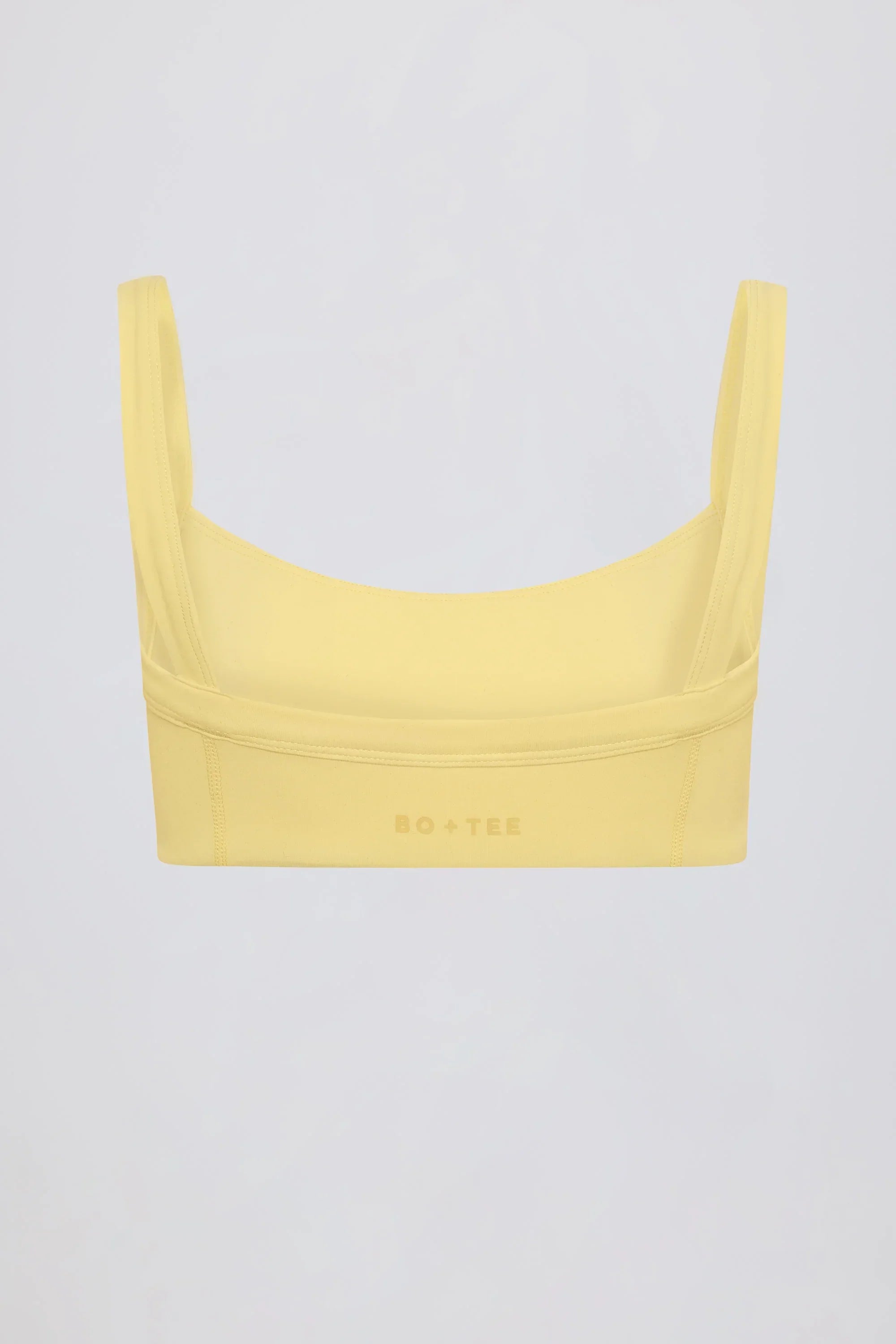 Soft Active Seam Detail Sports Bra in Lemon