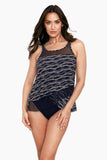 DD Cup Mirage Tankini Top in Linked In