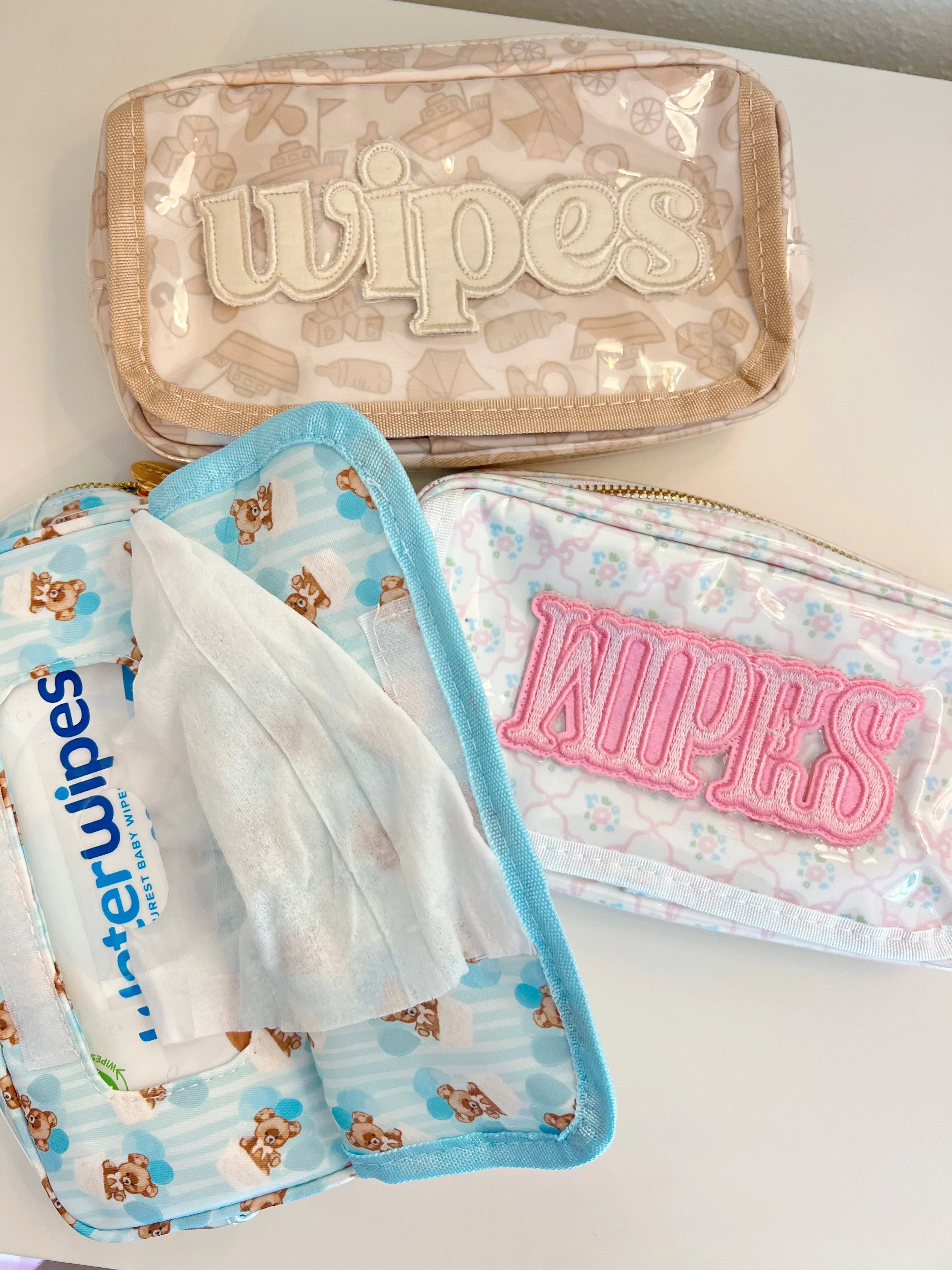KenzKustomz Wipes Pouch Clear Coat Bag