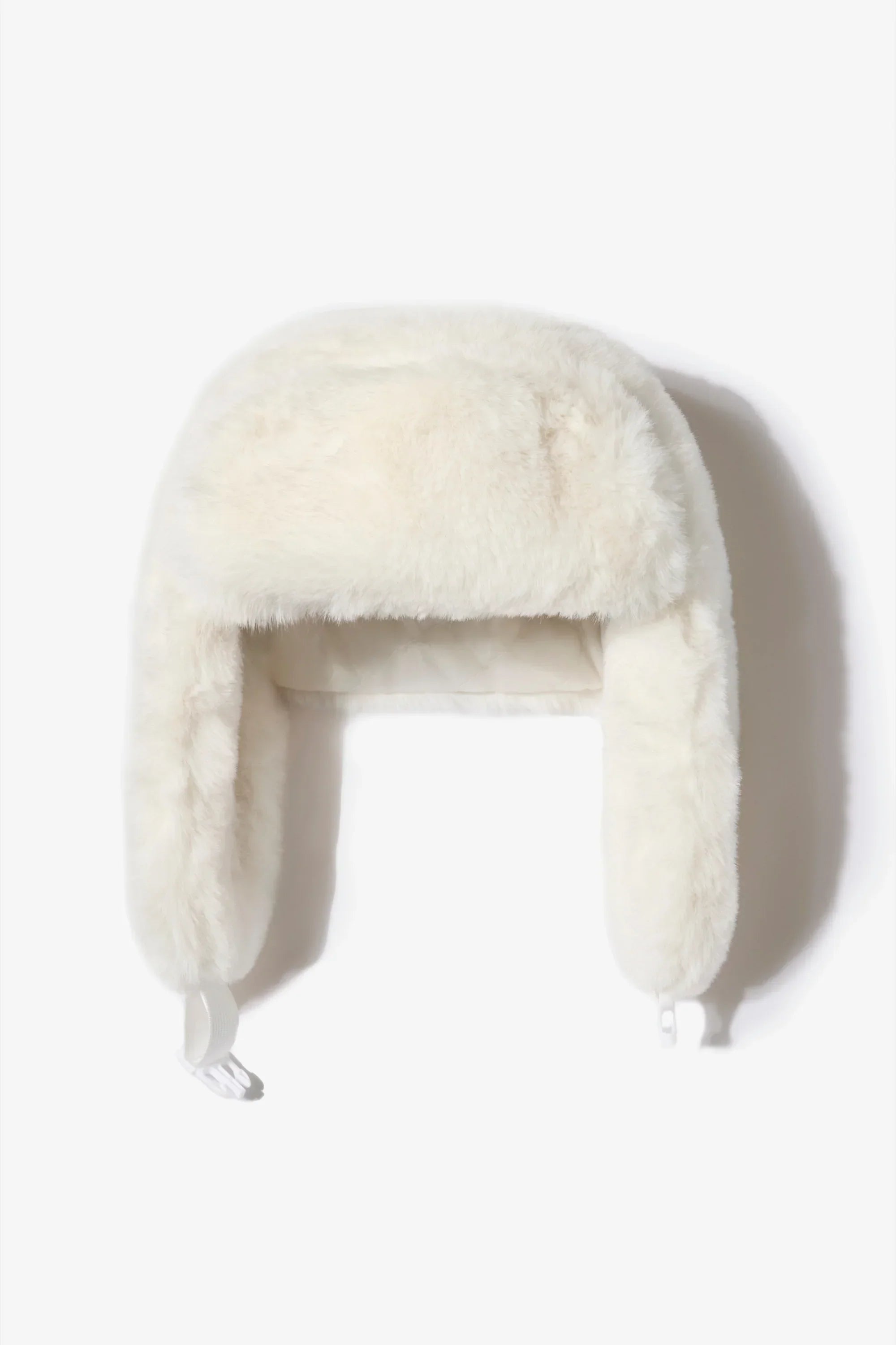 Faux Fur Trapper Hat in Ice