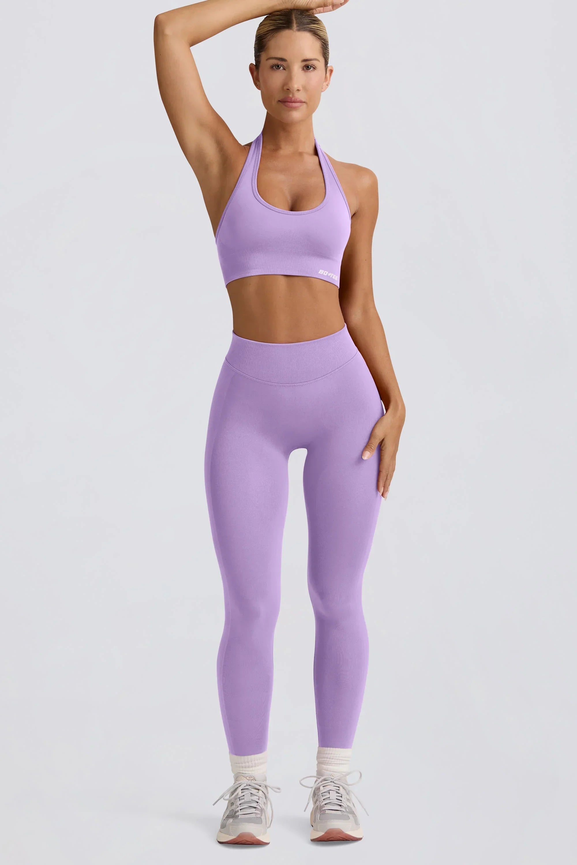 Define Luxe High Waist Leggings in Lilac