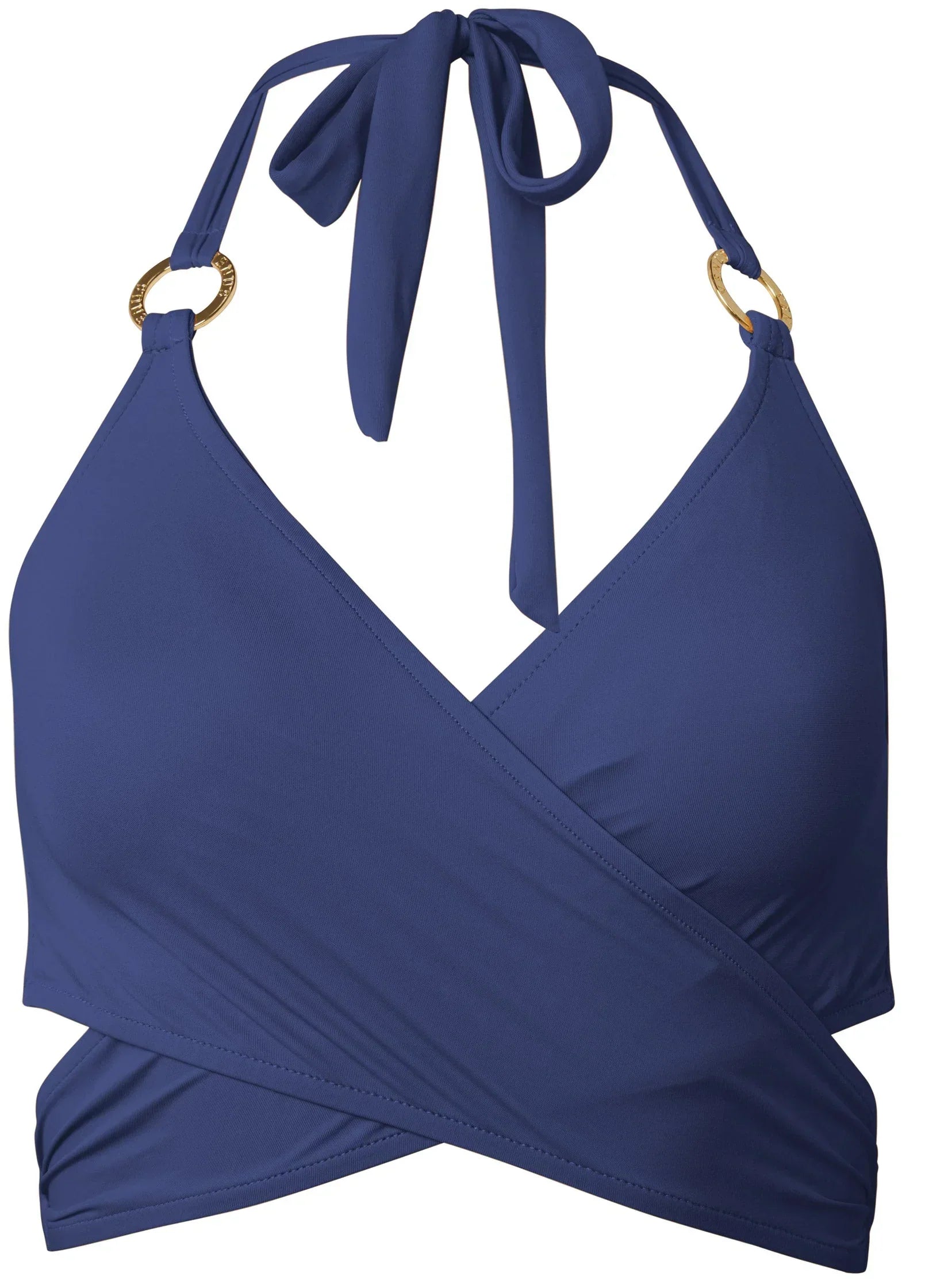Laguna Wrap Underwire Top Ultramarine Blue