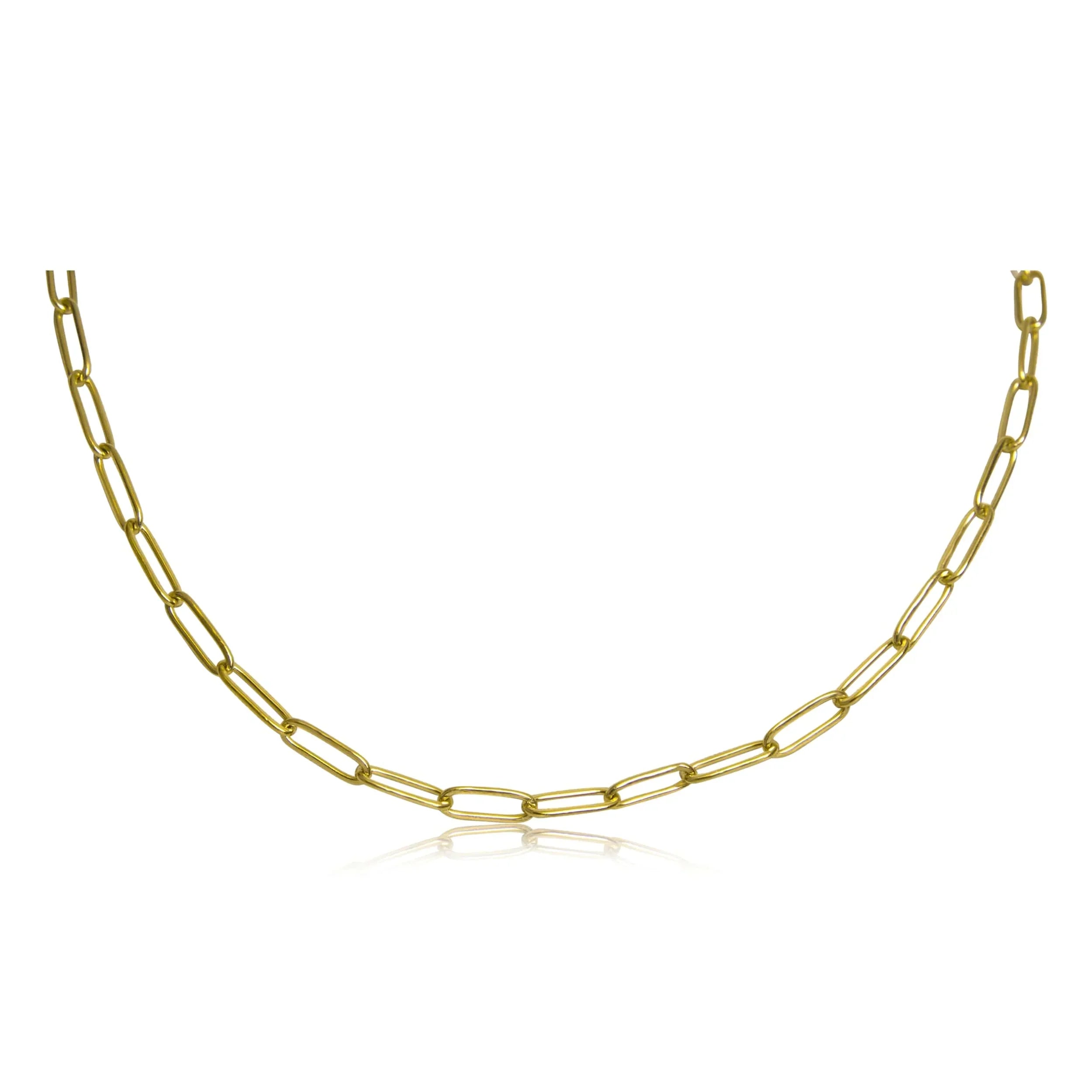 Shirin Gold Paperclip Chain Necklace