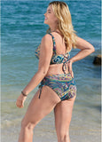 Lattice Side Bikini Bottom Gypsy Paisley