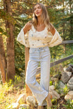 Kaitlyn Flower Embroidered Tank Top