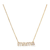 Mama Diamond Gold Necklace III