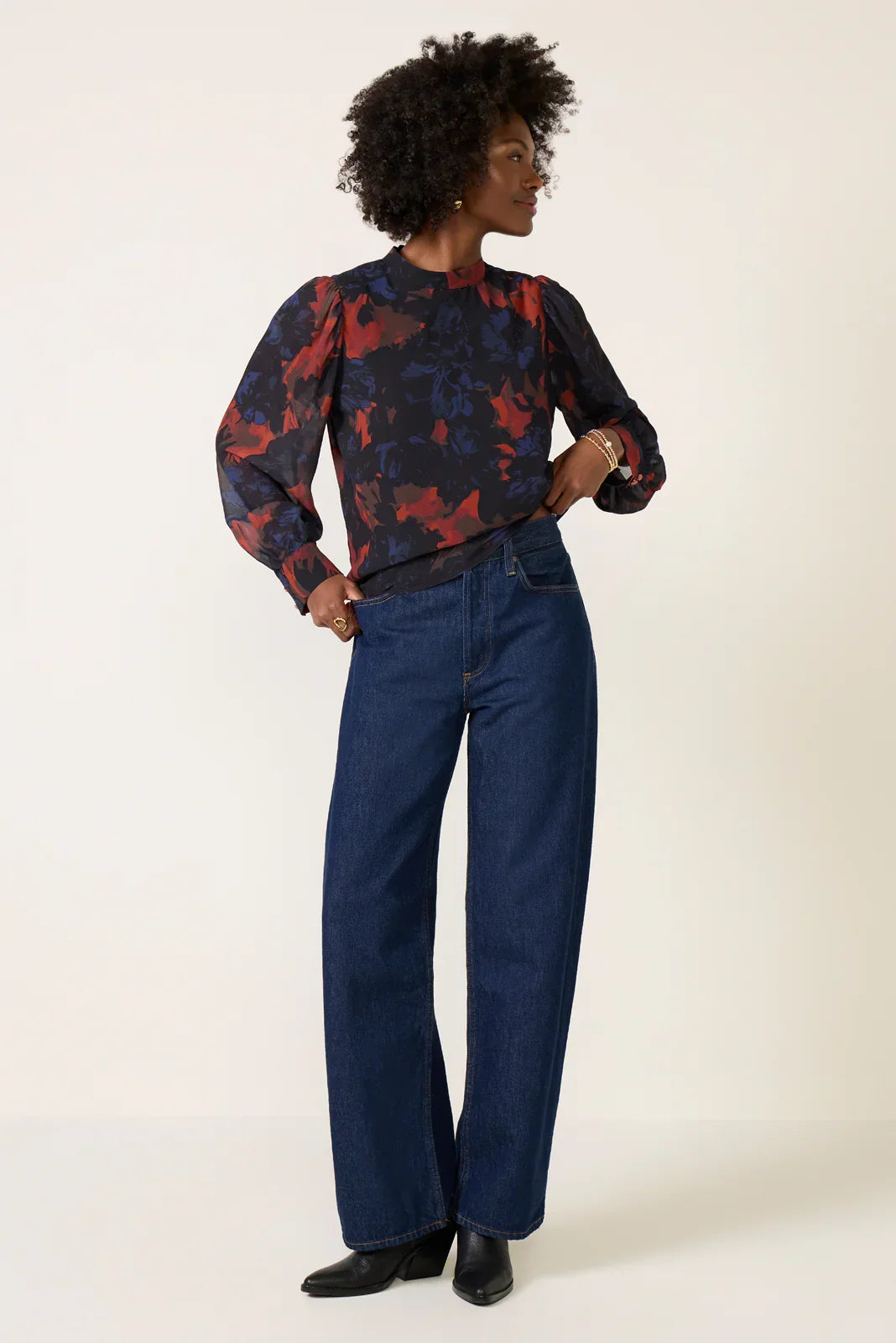 Arc Wide Leg Jean 32