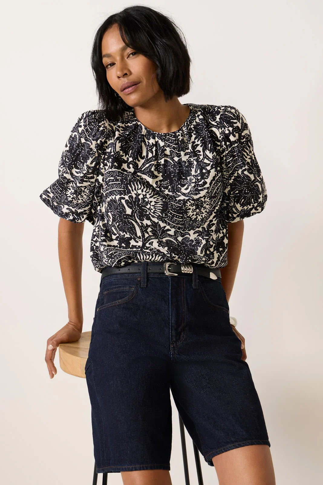 Declan Printed Blouse