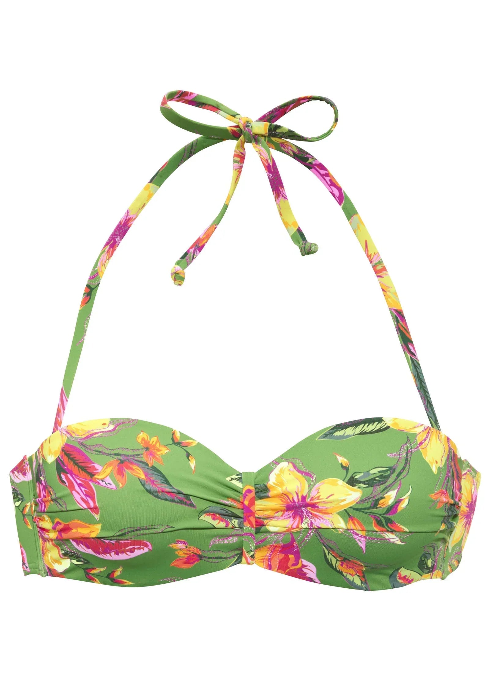 Tropic Green Bandeau Top Green Multi