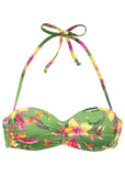 Tropic Green Bandeau Top Green Multi