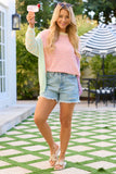 Kailynn Oversized Multi Stripe Sweater