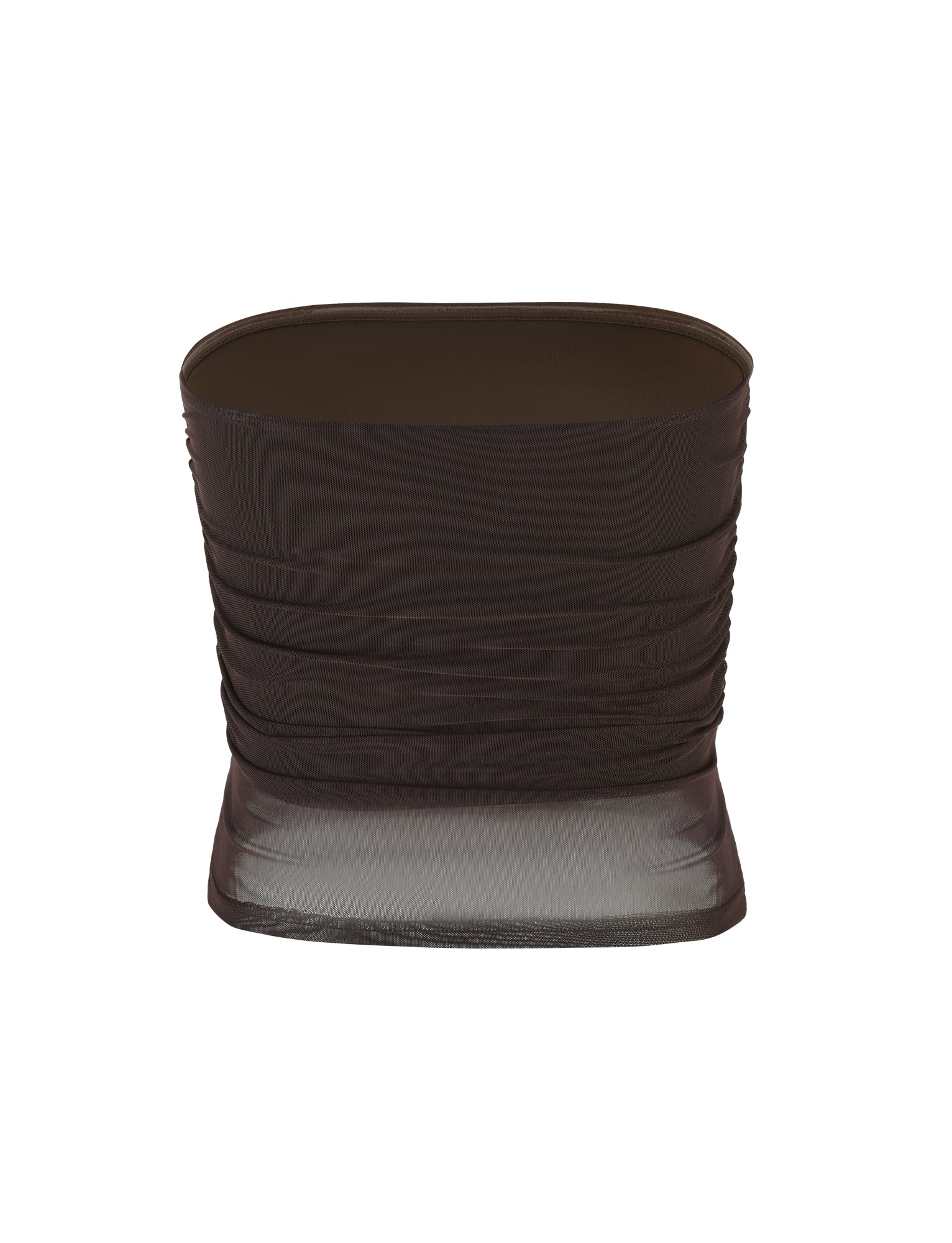 HARRIETT TUBE TOP BROWN CHOCOLATE