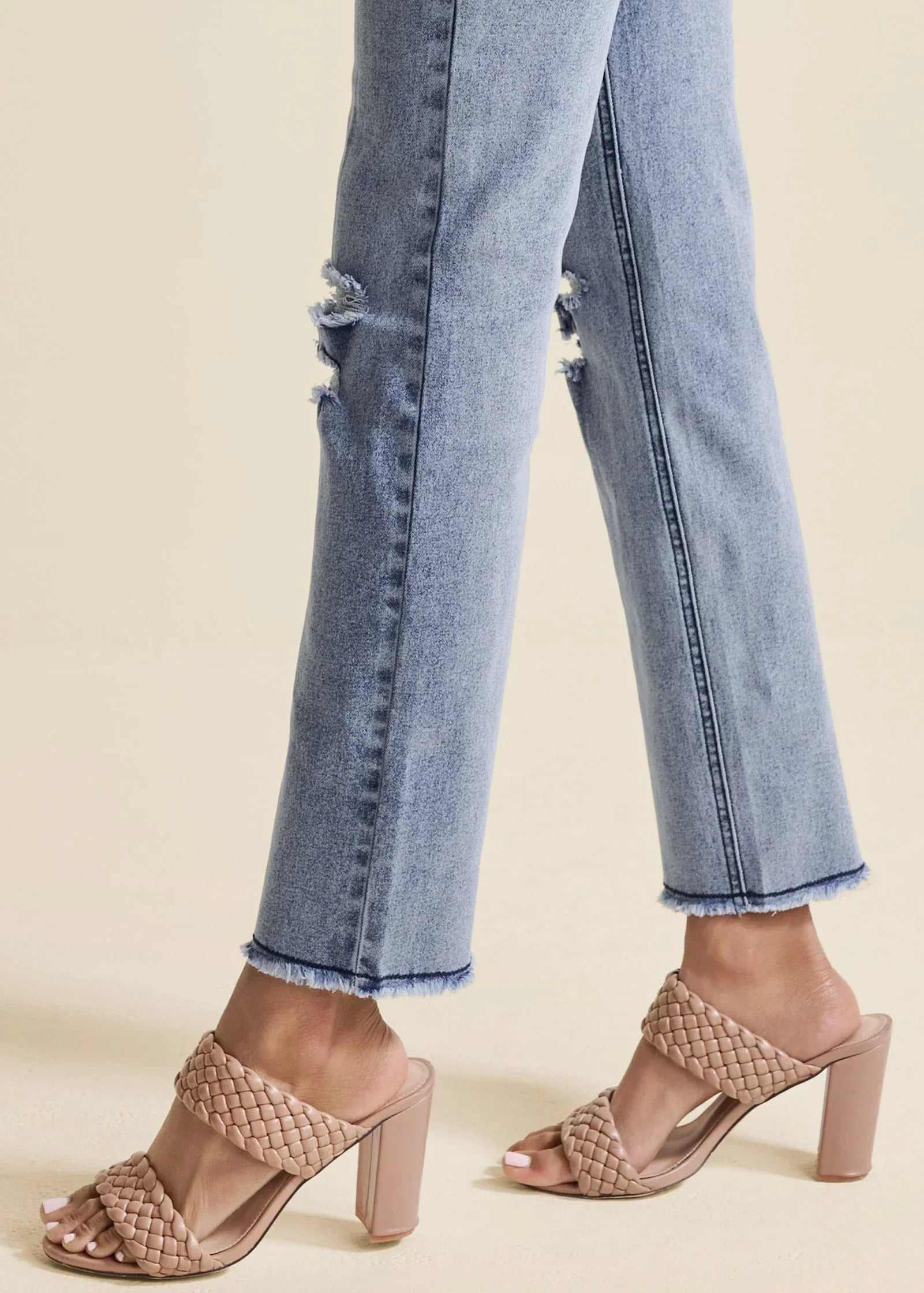 Straight Leg Acid Jeans Acid Wash