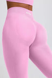 Define Luxe High Waist Leggings in Bubblegum Pink