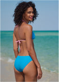 Hamptons Diamond Stitch Top Soft Seas